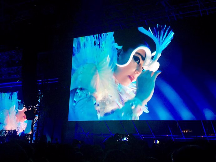 La cantante Björk en el Primavera Sound