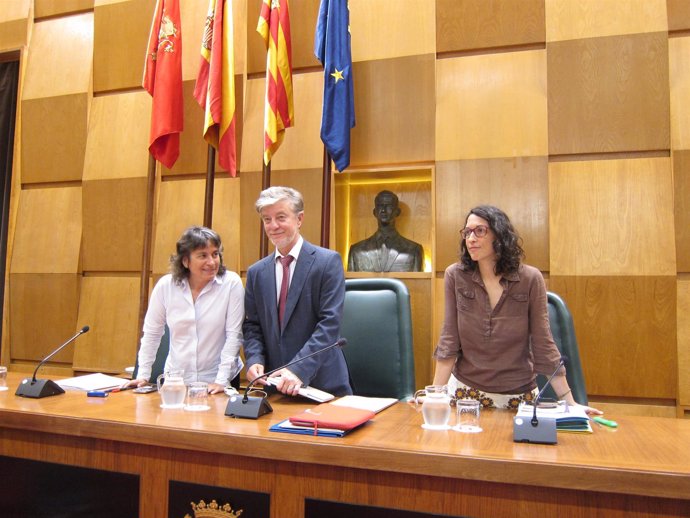El alcalde de Zaragoza, en el pleno               