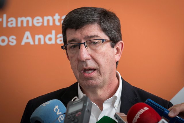 El presidente de Cs Andalucía, Juan Marín
