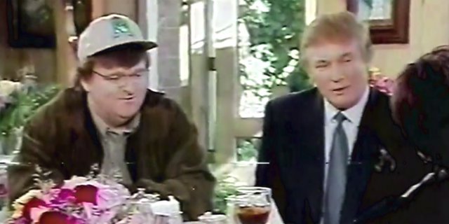 Michael Moore y Donald Trump