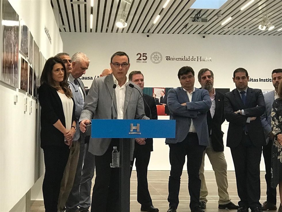 El presidente de la Diputación de Huelva, Ignacio Caraballo.
