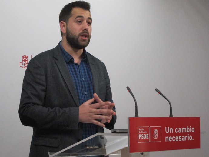 El secretario de Organización del PSRM-PSOE, Jordi Arce 