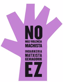 Logotipo contra la violencia machista