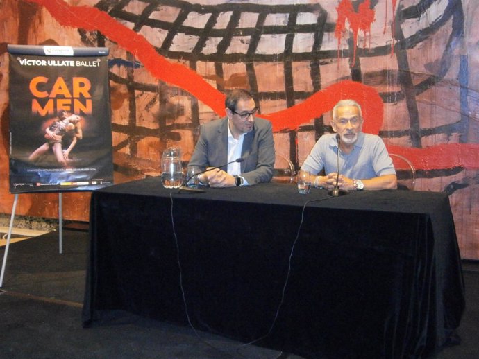 Rueda de prensa presentación de 'Carmen' con Víctor López y Víctor Ullate.