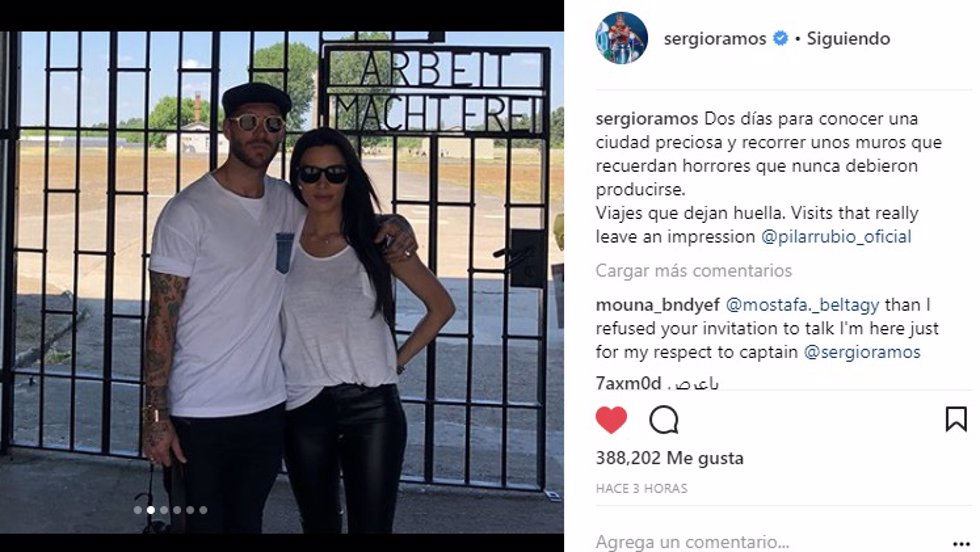 Sergio ramos y pilar rubio