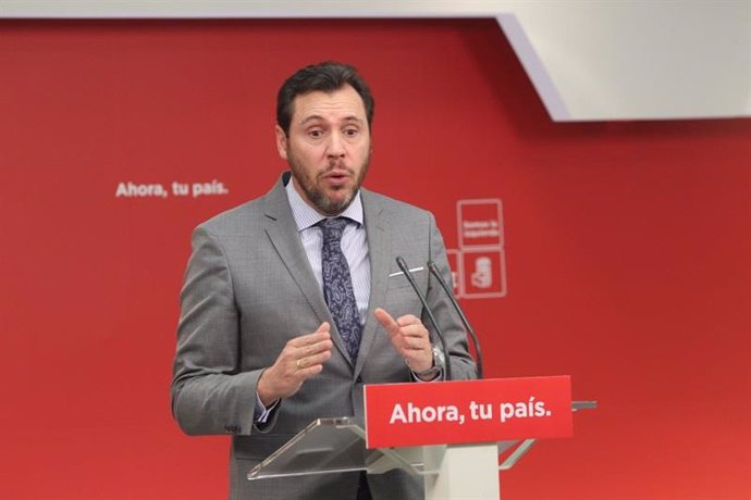 Foto de archivo del portavoz de la Ejecutiva Federal del PSOE, Óscar Puente