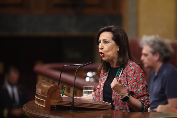 Margarita Robles interviene en el debate de la moción de censura