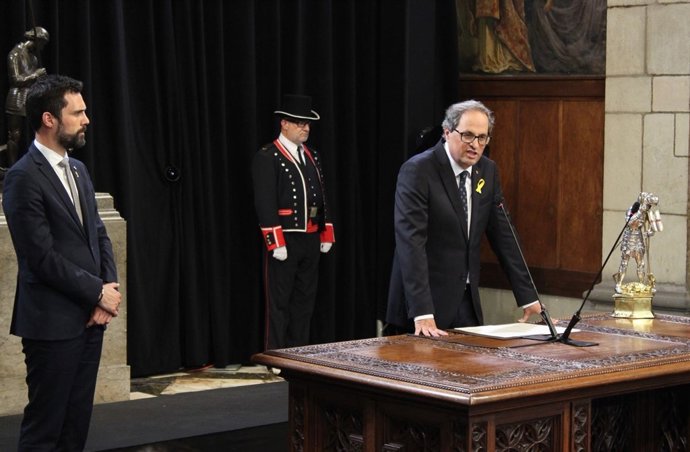 Roger Torrent, Quim Torra: presa de possessió dels consellers