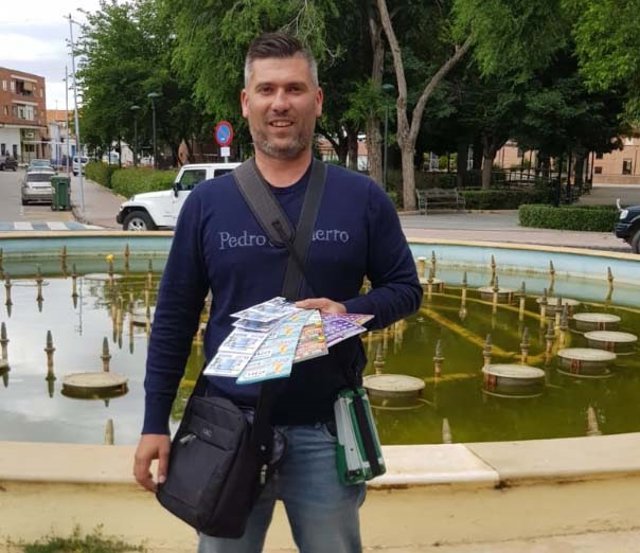 Un vendedor de ONCE de Almodóvar del Campo reparte 175.000