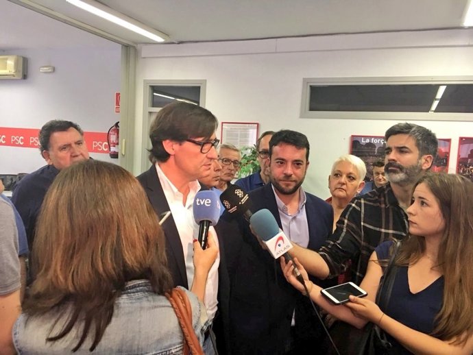 Salvador Illa i Àlex Pastor, PSC