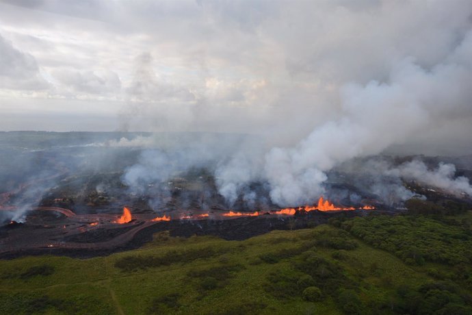 Erupción del volcán hawaiano Kilauea
