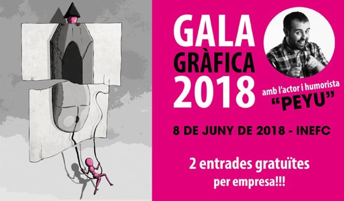 Cartell de la Gala Gràfica 2018 