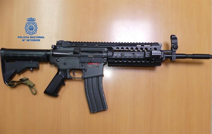 Réplica de fusil usado en Ceuta para ataque a un autobús