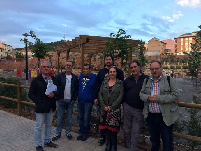 Reunión del PSOE Teruel con vecinos del barrio Carrel.