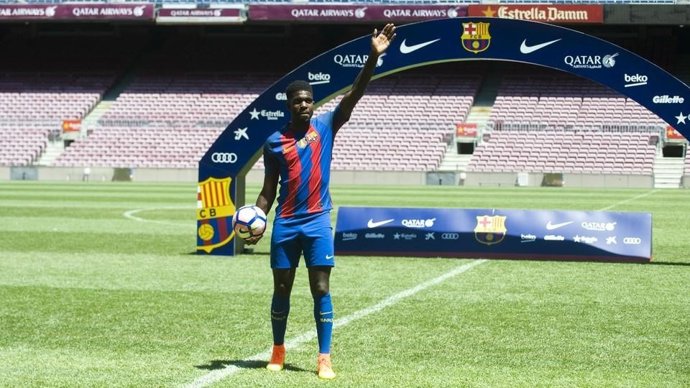 Samuel Umtiti, presentado en el Barcelona
