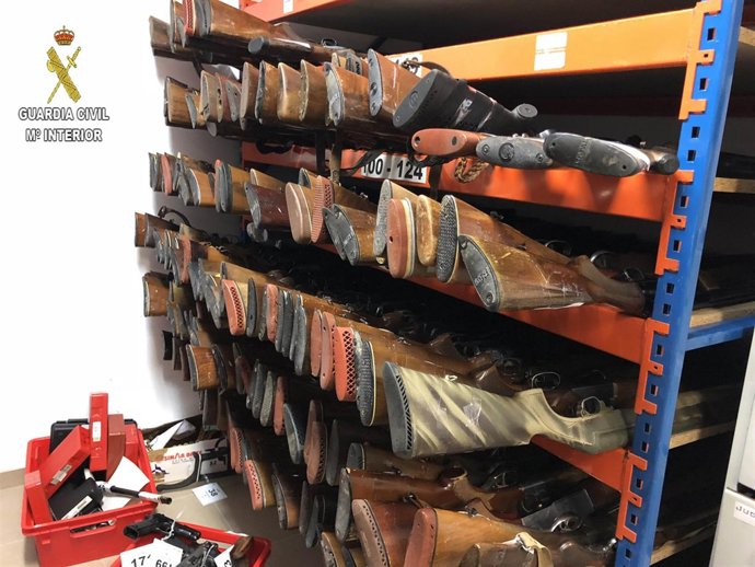 Subasta armas Guardia Civil