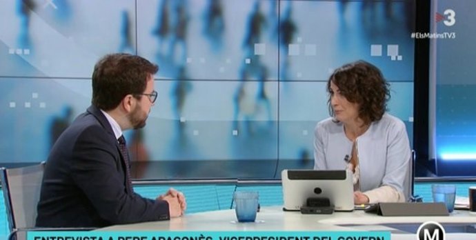 Pere Aragonès a TV3