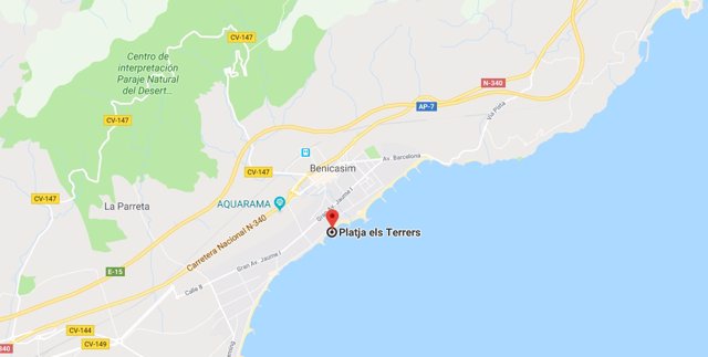 Cuatro detenidos acusados de agredir a una joven en la playa Els Terrers 