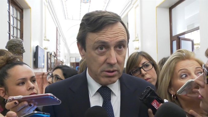 Rafael Hernando en el congreso de los diputados