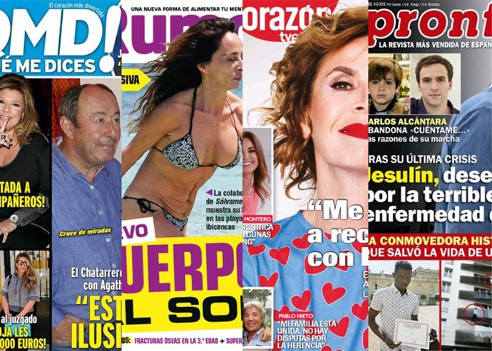 PORTADAS DE REVISTAS DEL CORAZON