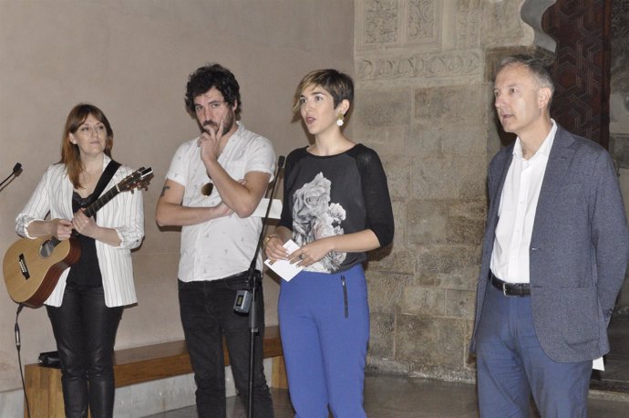 Presentación del Festival de Poesía en La Aljafería.