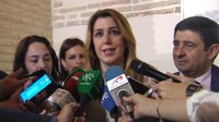 Susana Díaz destaca la caída del paro en 25.000 personas hasta mayo y trabaja por que haya contratos "de calidad"