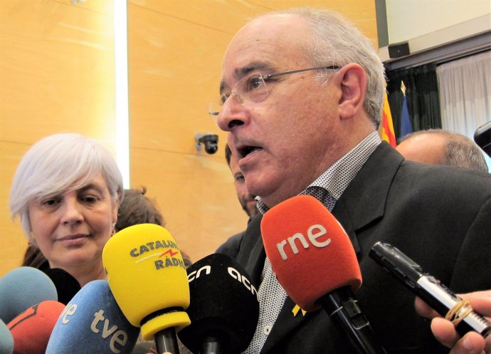 Dolors Sabater (alcaldesa Badalona) conseller Josep Bargalló