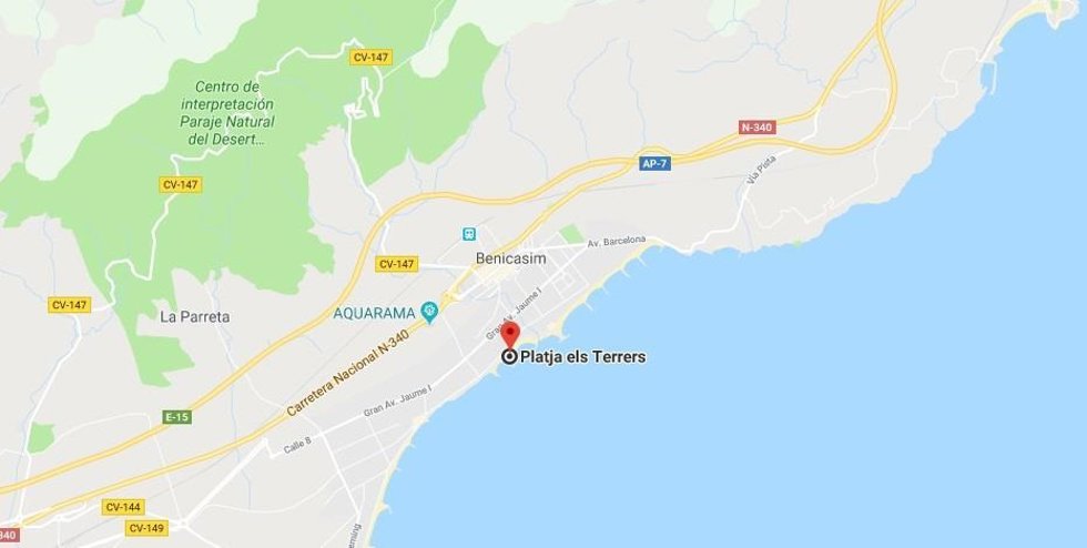 Playa Els Terrers en Benicàssim
