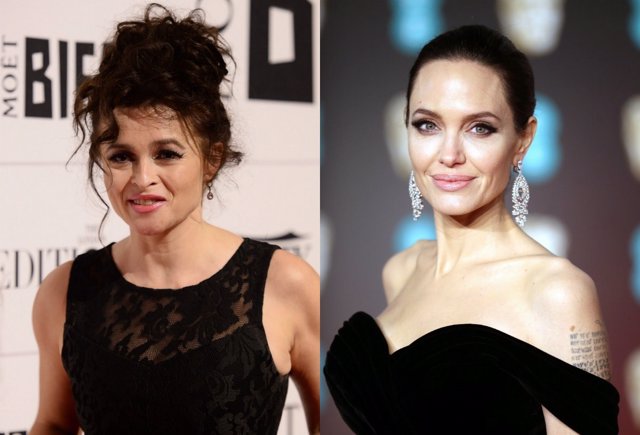 Helena Bonham Carter y Angelina Jolie