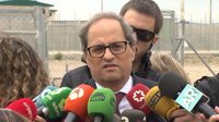 Torra dice que tiene autorización de Interior para que los exconsejeros presos intercambien sus carteras en la cárcel 