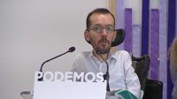 Echenique avisa a Teresa Rodríguez: El acuerdo de Podemos para confluir con IU en Andalucía "contraviene" al estatal