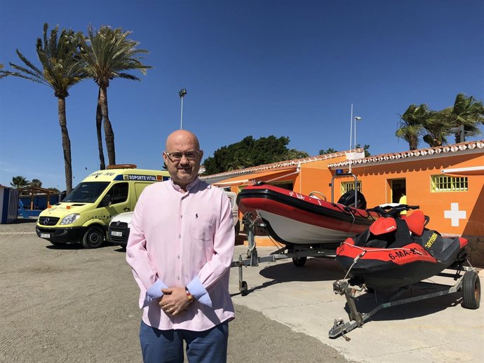 Edil de playas de Vélez.Málaga, Jesús Pérez Atencia 