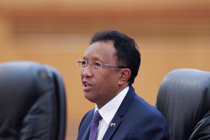 El presidente de Madagascar, Hery Rajaonarimampianina