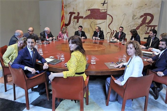Primera reunión del Goverrn de Quim Torra