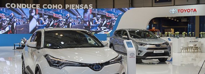 Toyota en el salón del vehículo de ocasión de Madrid (Ifema)