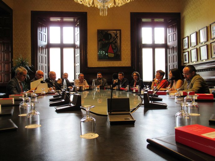 Reunió de la Mesa del Parlament 