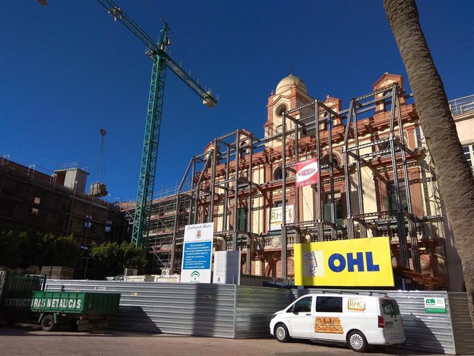 Obras en la Plaza Vieja de Almería