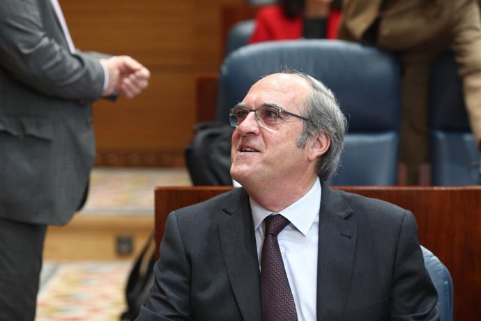 El portavoz del PSOE en la Asamblea de Madrid, Ángel Gabilondo