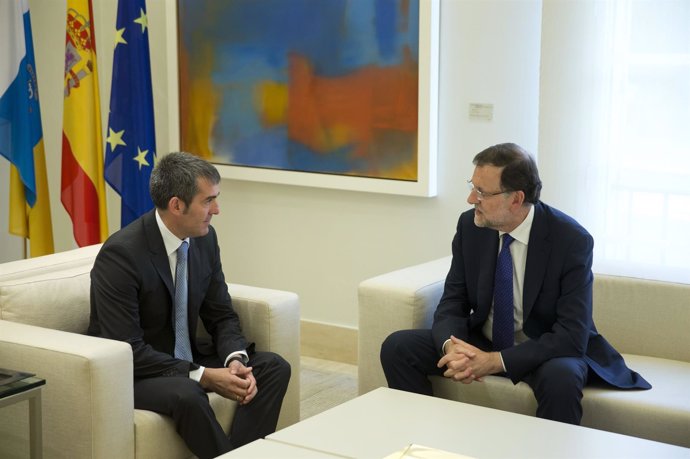 Fernando Clavijo y Mariano Rajoy