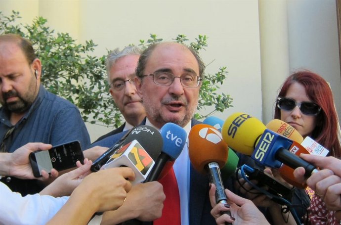 El presidente de Aragón, Javier Lambán              