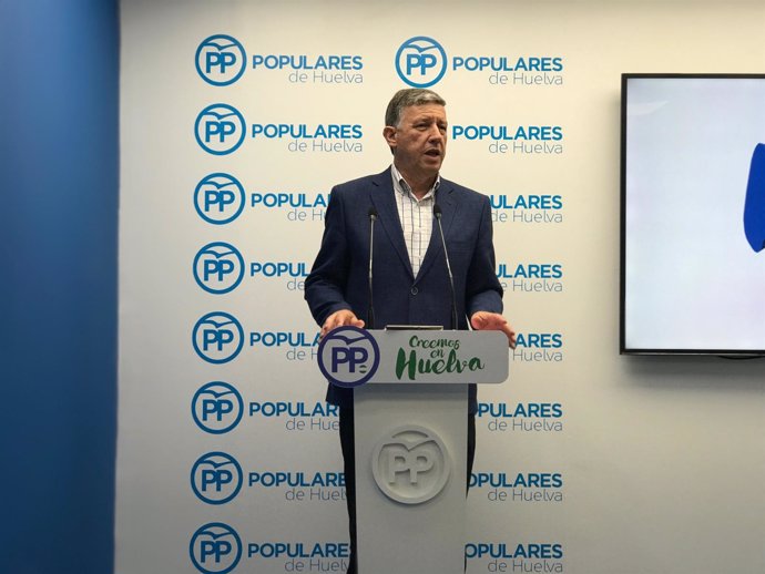 El alcalde de Palos de la Frontera y diputado del PP de Huelva, Carmelo Romero. 