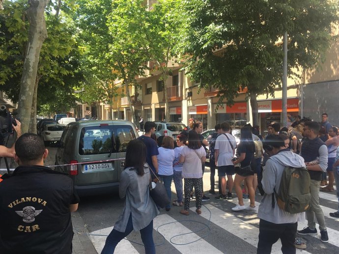 Registran el domicilio del detenido por la muerte de una menor en Vilanova