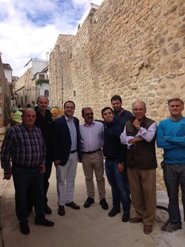 Visita a acutaciones en infraestructuras de Sabiote.