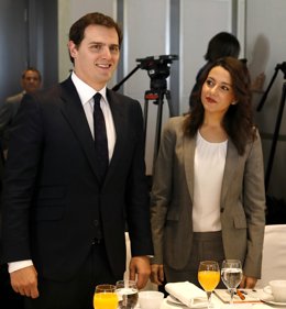 Albert Rivera i  Inés Arrimadas en El Ágora d'elEconomista