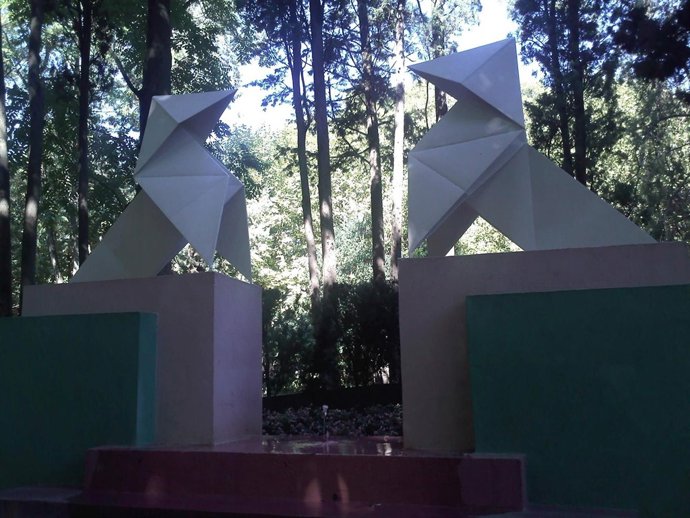 'Las Pajaritas' En El Parque Miguel Servet De Huesca