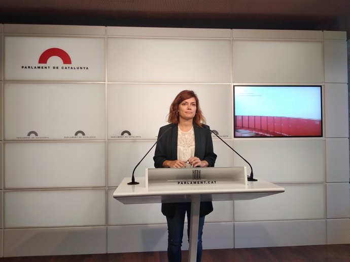 La portaveu de CatECP en el Parlament, Elisenda Alamany