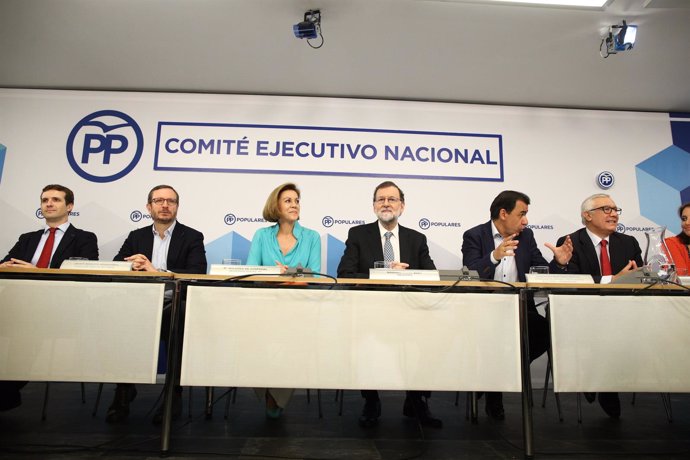 Rajoy preside la reunión del Comité Ejecutivo Nacional del PP