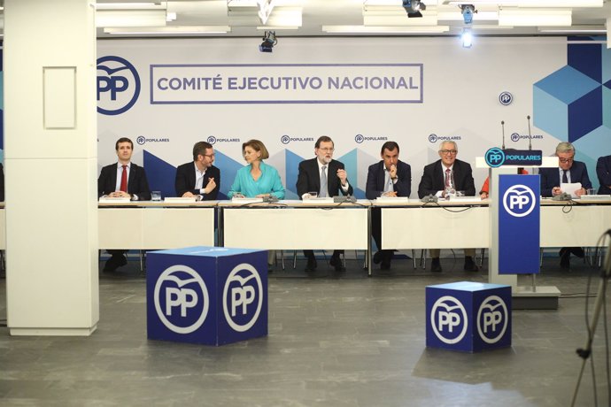 Rajoy interviene en la reunión del Comité Ejecutivo Nacional del PP