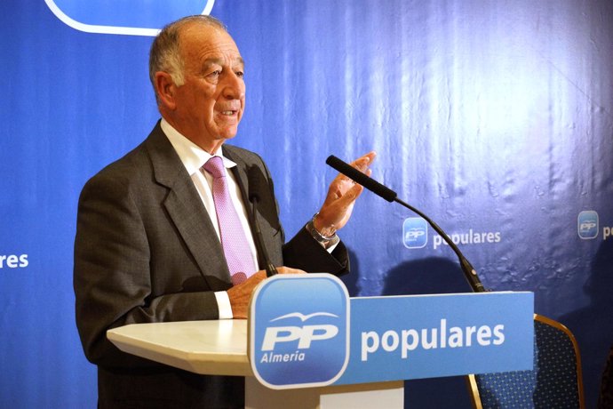 El presidente del Partido Popular de Almería, Gabriel Amat