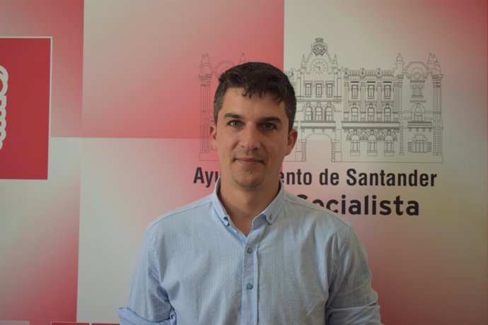 El concejal del PSOE de Santander, Daniel Fernández